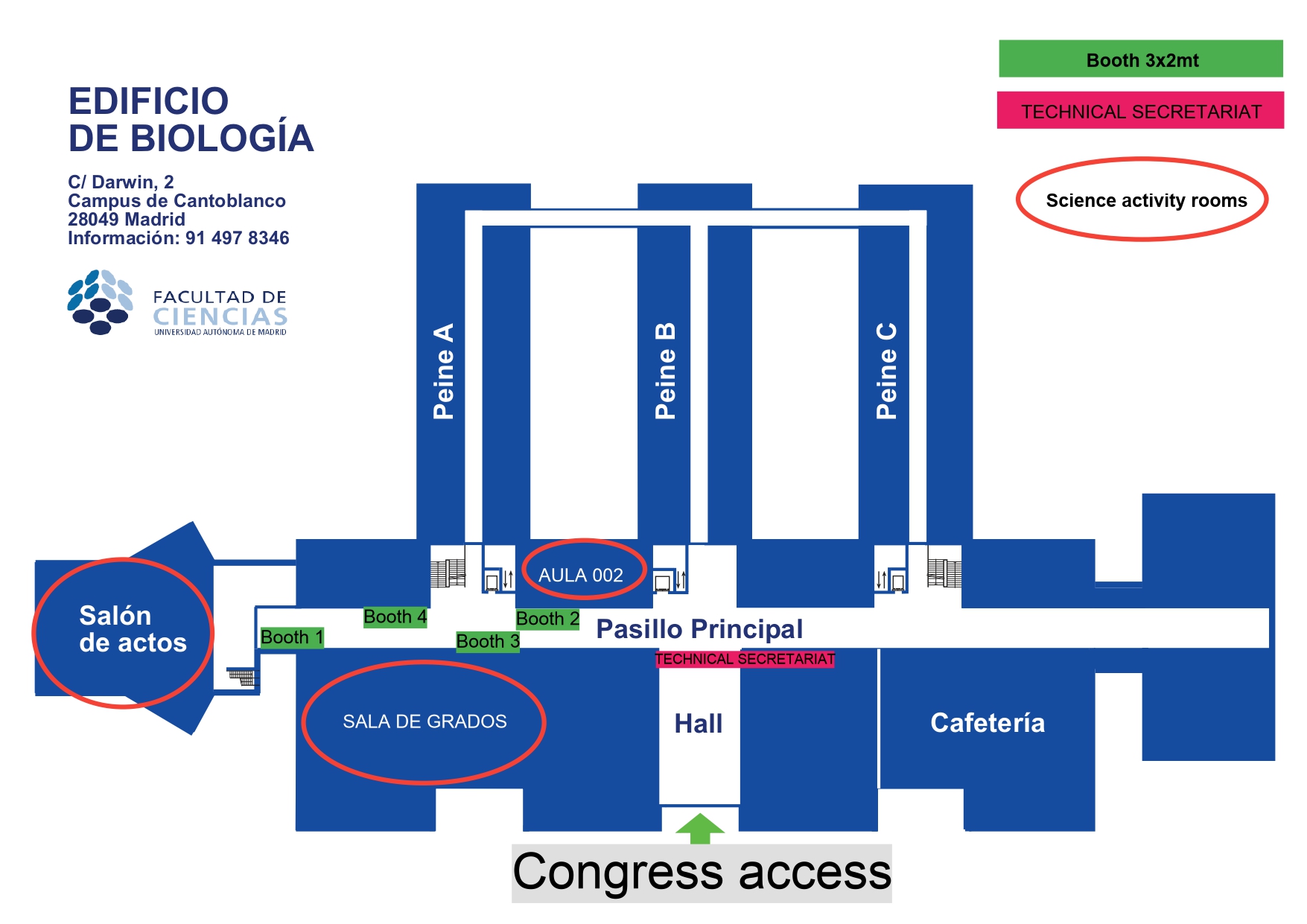 5TH WORLD ECOACOUSTICS CONGRESS MADRID - Plano Exposición Comercial